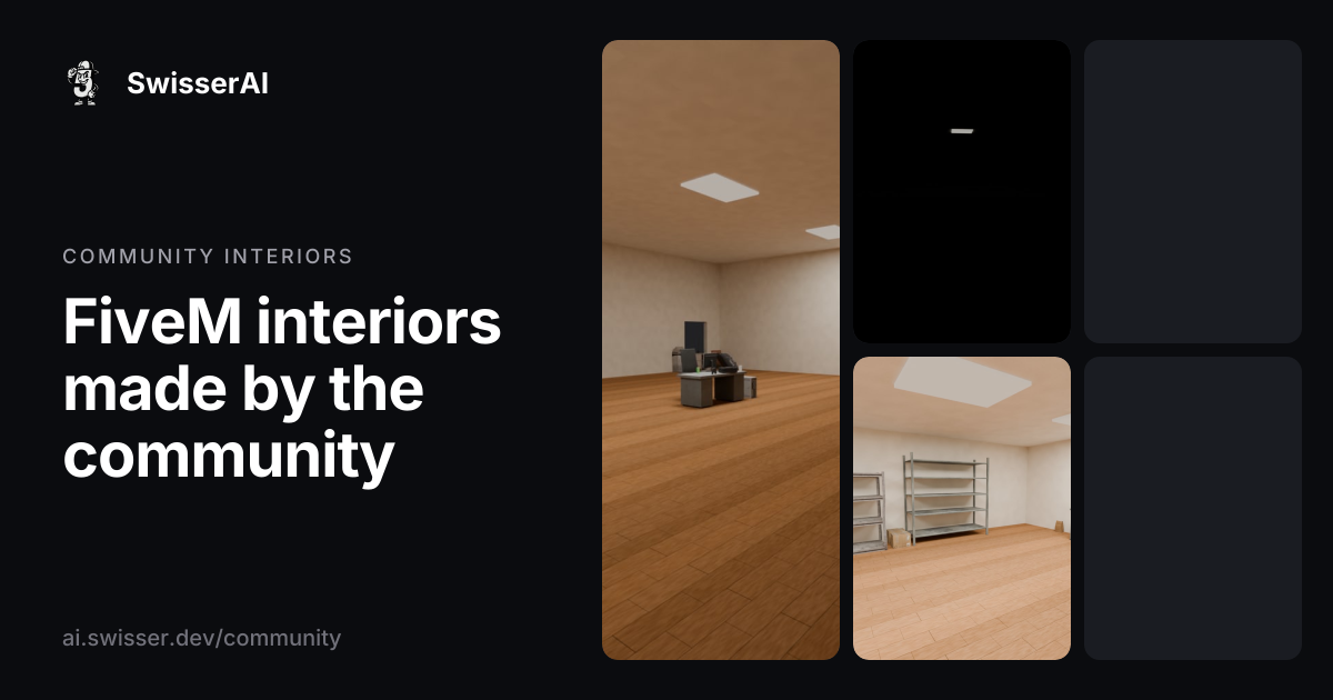 Community FiveM Interiors (MLO) | SwisserAI