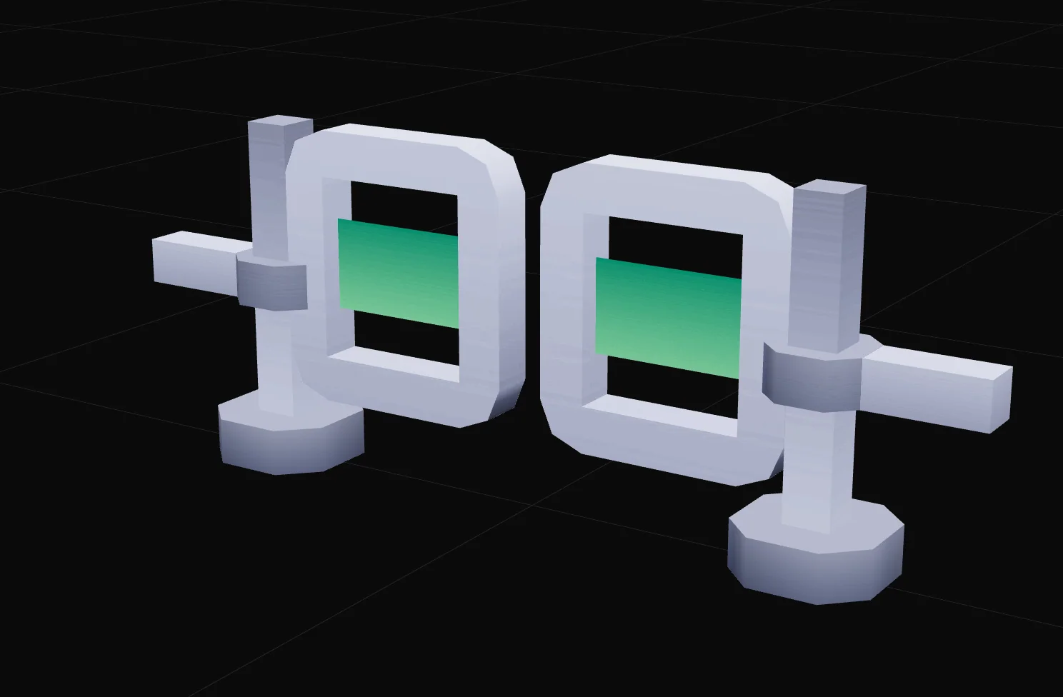 The preview on the page of a finished animated prop: the garden gate, looping its clip.