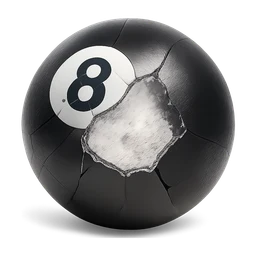 8 ball cracked open with cocaine inside with multiple cracks FiveM inventory icon