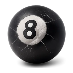 8 ball with small cracks filled with cocaine FiveM inventory icon