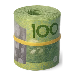 a roll of 100 australia dollars FiveM inventory icon