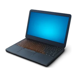 Advanced gaming laptop glowing light on keyboard and screen FiveM inventory icon