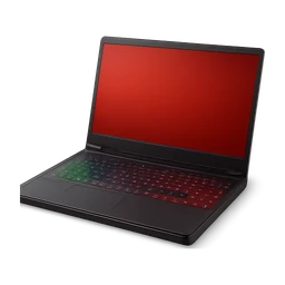 Advanced gaming laptop rgb on keyboard and glowing red scree FiveM inventory icon