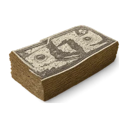 billetes mojados amontonados FiveM inventory icon