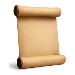 Blank ancient parchment scroll FiveM inventory icon