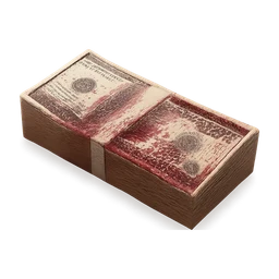 Blood stained stack of cash FiveM inventory icon