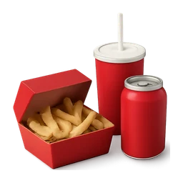 burgershot box with fries and soda can like coca cola FiveM inventory icon