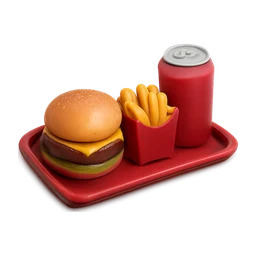 burgershot tray with burger , fries and soda can FiveM inventory icon