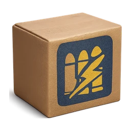 Cardboard Box With taser Ammo Logo And Ammo Image On Cardb2 FiveM inventory icon
