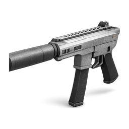 Combat pdw gta5 online silver integrated suppressor FiveM inventory icon