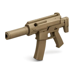 Combat pdw gta5 tan integrated suppressor FiveM inventory icon