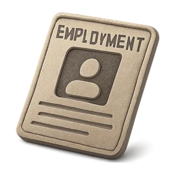 employment card realistc FiveM inventory icon