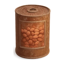 Game inventory icon, a rusty tin can of baked beans with a t FiveM inventory icon