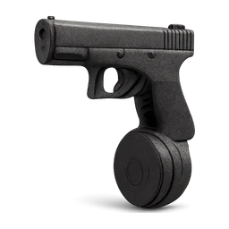 glock 19 with drum mag FiveM inventory icon