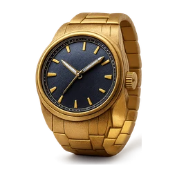 Golden watch with black and platinum dial FiveM inventory icon