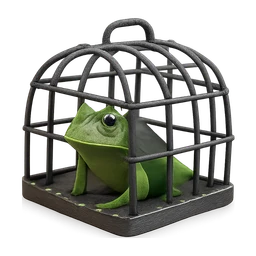 green frog in catch cage FiveM inventory icon