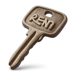 Key for rent apartment room FiveM inventory icon