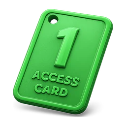 level 1 access card green FiveM inventory icon