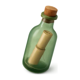 message bottle FiveM inventory icon