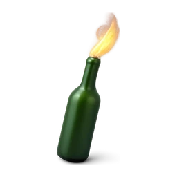 Molotov cocktail green bottle FiveM inventory icon