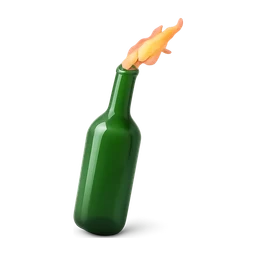 Molotov cocktail green bottle FiveM inventory icon