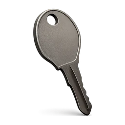 Motel room key grey FiveM inventory icon