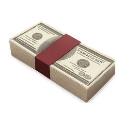 older money stack with dark red band FiveM inventory icon