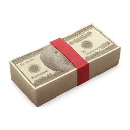 older money stack with red band FiveM inventory icon