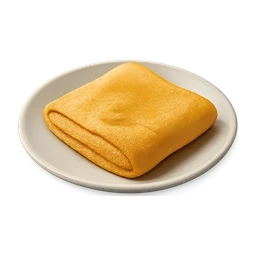 on a plate, served so it doesn't fall apart, Soft folded egg FiveM inventory icon