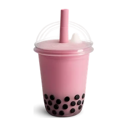 pink boba tea with pearls FiveM inventory icon