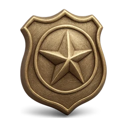 police badge FiveM inventory icon