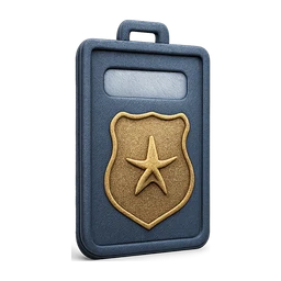 police idcard badge FiveM inventory icon