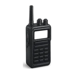 Police radio with new darker white led screen FiveM inventory icon