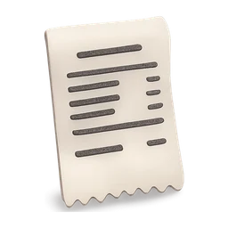 receipt FiveM inventory icon