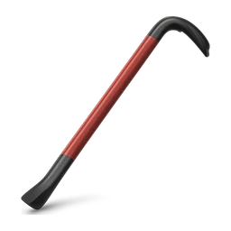 Red and black crowbar FiveM inventory icon