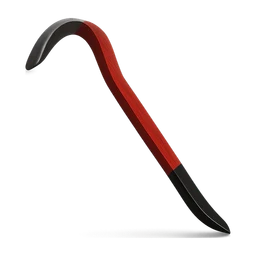Red and black crowbar FiveM inventory icon