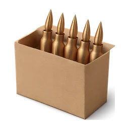rifle cardboard ammo box with cartridges sticking FiveM inventory icon