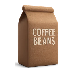 бrown coffee bean package with "COFFEE BEANS" text FiveM inventory icon
