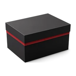 shoebox with black and red accents FiveM inventory icon