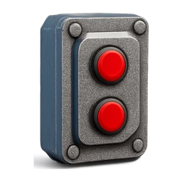 silver wall mounted thermite charge with 2 red buttons FiveM inventory icon