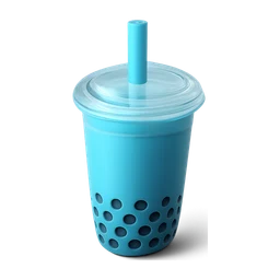 sky blue bubble tea with pearls FiveM inventory icon