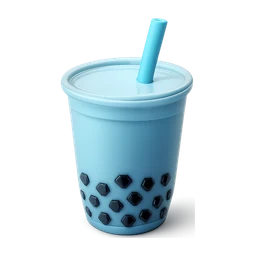 sky blue bubble tea with tapioca FiveM inventory icon