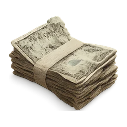 stack of crumbled cash FiveM inventory icon