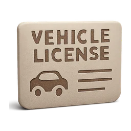 vehicle license FiveM inventory icon