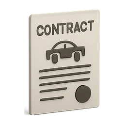 vehicle sale contract FiveM inventory icon