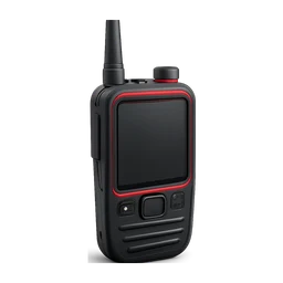 Walkie-talkie with a modern touchscreen and red accent FiveM inventory icon