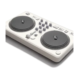 white Dj deck with 2 turntables FiveM inventory icon